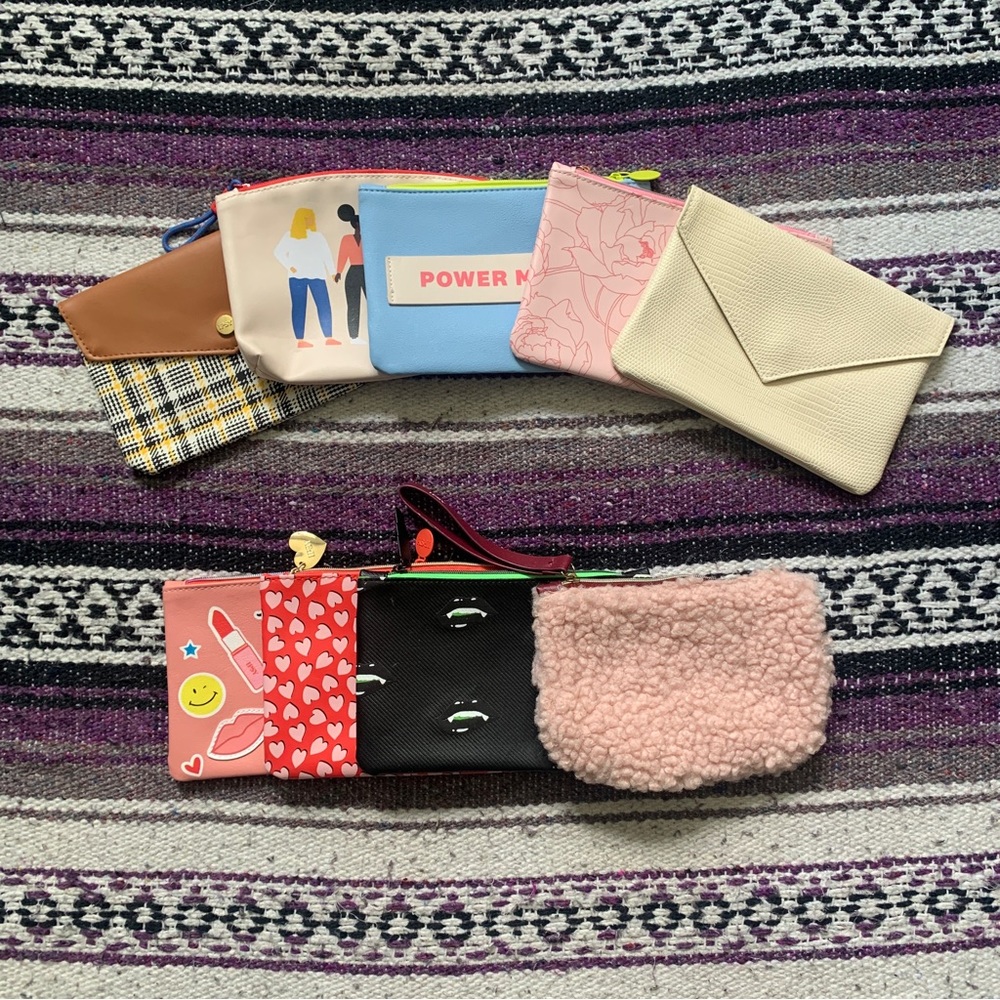 Bundle of 9 Ipsy Bags